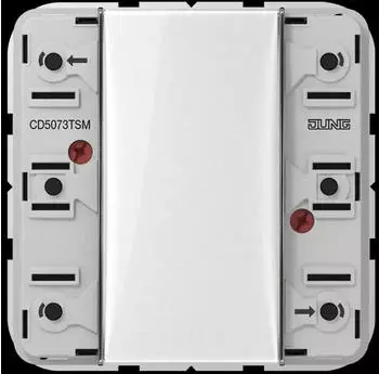 Jung CD5073TSM KNX Tastsensor-Modul Standard 3-fach mit Busankoppler (CD5073TSM)