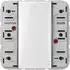 Jung CD5073TSM KNX Tastsensor-Modul Standard 3-fach mit Busankoppler (CD5073TSM)