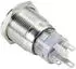 TRU Components LAS1-AGQ-11E Vandalismusgeschützter Drucktaster LED 24V grün IP65 (TC-10090932)