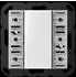 Jung eNet Funk-Wandsender-Modul 3-fach Serie A (FMA5003M)