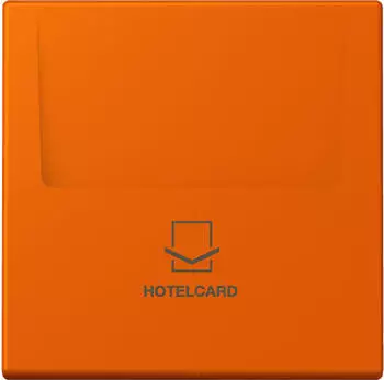 Jung LC 590 CARD Hotelcard-Schalter Serie LS, orange, Thermoplast (LC590CARD224)