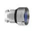 Schneider Electric Frontelement Drucktaster hoher Schutzkragen blau (ZB4BA66)