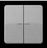 Jung KNX RF Taster 2-fach, Duroplast, grau (CD10921STRFGR)