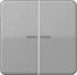 Jung KNX RF Taster 2-fach, Duroplast, grau (CD10921STRFGR)