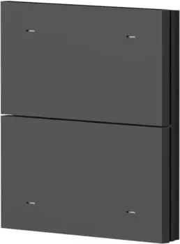 Theben iONprime PB 2R MBK 2-fach Wippe, Metall, schwarz (9080066)