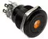 DimasTech Blackline Dot Vandalismusschalter/-taster 22mm RGB Stahl Schwarz (PD219)