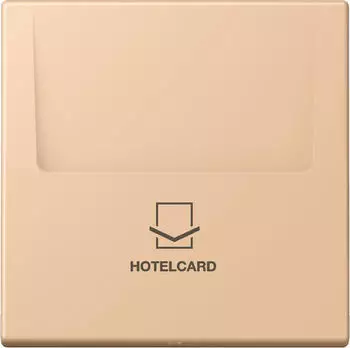 Jung Hotelcard-Schalter ohne Taster-Einsatz, Thermoplast lackiert (LC590CARD237)