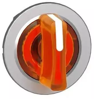 Schneider Electric ZB4F Frontelement Leuchtwahlschalter 3-Stellungen 30mm Orange (ZB4FK1553)