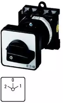 Eaton T0 Umschalter 20A 2-0-1 45&deg; rastend Zwischenbau (015125)