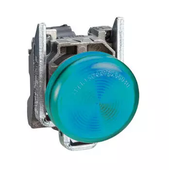 Schneider Electric Leuchtmelder gr&uuml;n BA9s 2,4W 250V 22mm Metall (XB4BV63)