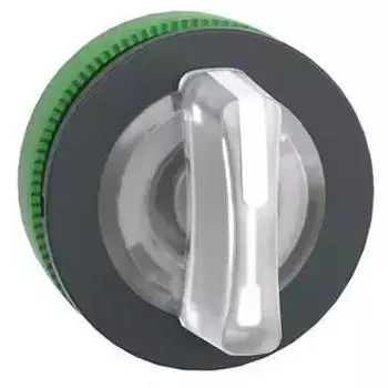 Schneider Electric Harmony XB5F Leuchtwahlschalter Frontelement 30mm wei&szlig; 3-Stellungen rastend (ZB5FK1313)