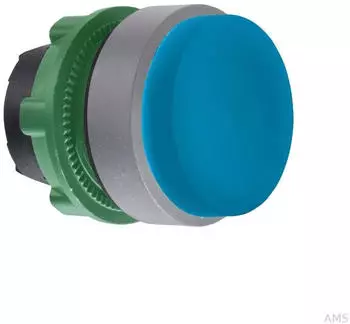 Schneider Electric Drucktaster Frontelement vorstehend rastend blau 22mm (ZB5AH6C0)