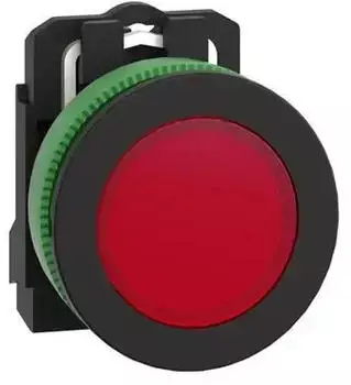 Schneider Electric XB5FVM4 Leuchtmelder Flush Kunststoff rot 230V IP69K (XB5FVM4)