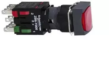 Schneider Electric Leuchtdrucktaster Rot 24V LED IP65 250V 3A (XB6CW4B5B)