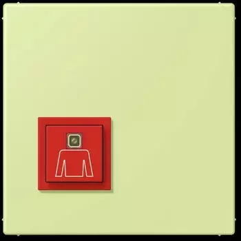 Jung Notrufsystem Ruftaster, vert jaune clair (NRSLC0834RT222)