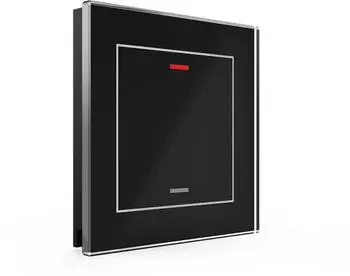 MDT Glastaster II Light KNX 1-fach RGBW Schwarz Neutral (BE-GTL10S.01S)