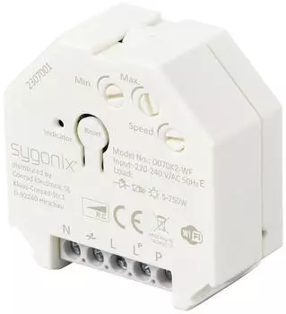 Sygonix SY-5775566 Unterputz-Drehdimmer Wi-Fi LED 250W (SY-5775566)