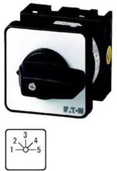 Eaton T0-3-15005/EZ Stufenschalter 20A 5 Kontakte 45&deg; rastend (012407)