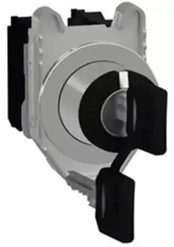 Schneider Electric Harmony XB4F Schl&uuml;sselschalter 30mm 3 Schaltstellungen 2S Metall (XB4FG03)