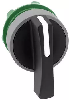 Schneider Electric Wahlschalter Frontelement Knebel lang 3-Positionen 22mm schwarz (ZB5AJ7C0)