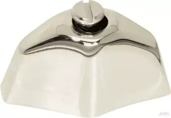 Berker Chromknebel Serie Glas Messing verchromt (18120100)