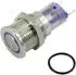 TRU Components LAS2GQPF-11E/B/12V/S/P Vandalismusgeschützter Drucktaster 48V/DC 2A IP65 Blau (1303028)