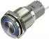 TRU Components LAS2GQPF-11E/B/12V/S/P Vandalismusgeschützter Drucktaster 48V/DC 2A IP65 Blau (1303028)