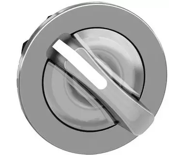 Schneider Electric Harmony XB4F Leuchtwahlschalter Frontelement, Metall, 30mm (ZB4FKCUST01)