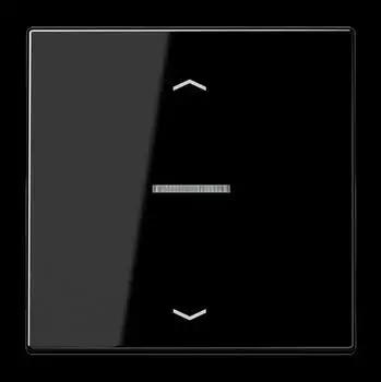 Jung eNet Funk-Steuertaste Pfeil-Symbol, schwarz (FMLS1700PSW)