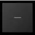 Jung eNet Funk-Steuertaste Standard 1-fach, lackiertes Aluminium, Dark (FMAL1700D)