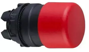 Schneider Electric ZB5AC44 Drucktaster-Frontelement Pilzdrucktaster &Oslash;30mm rot, ohne Rastung (ZB5AC44)