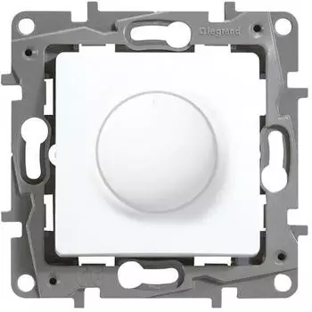 Legrand Niloe Drehdimmer 2-Leiter Phasenabschnitt 400W Ultrawei&szlig; (665117)
