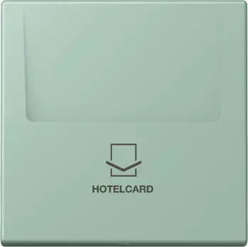 Jung LC 590 CARD Hotelcard-Schalter Thermoplast lackiert, vert anglais clair (LC590CARD217)