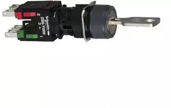 Schneider Electric XB6AGC5B Schl&uuml;sselschalter Ronis, rund, 2-polig (XB6AGC5B)