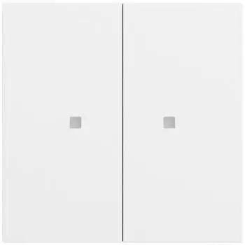 Gira RF Bedienaufsatz 2-fach KNX System 70 Reinwei&szlig; matt (510772)