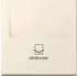 Jung LC 590 CARD Hotelcard-Schalter ohne Taster-Einsatz, Thermoplast, Blanc Ivoire (LC590CARD245)