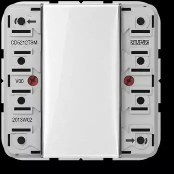 Jung CD5212TSM Tastsensor-Modul 1-fach 24V AC/DC Duroplast Wei&szlig; (CD5212TSM)