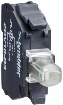 Schneider Electric Harmony XB4/XB5 LED-Modul Wei&szlig; 12V AC/DC 22mm Schraubklemme (ZBVJ1)