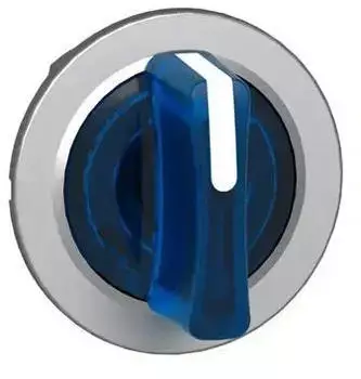 Schneider Electric ZB4F Frontelement Leuchtwahlschalter 30mm 3-Stellungen blau (ZB4FK1363)