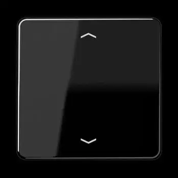 Jung Steuertaste Standard Pfeilsymbole Duroplast schwarz, Serie CD (CD1700PSW)