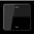 Jung Steuertaste Standard Pfeilsymbole Duroplast schwarz, Serie CD (CD1700PSW)