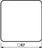 Jung Steuertaste Standard Pfeilsymbole Duroplast schwarz, Serie CD (CD1700PSW)