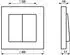 Jung MATS A 550 595 SWM Matter Taster 2-fach, batterieversorgt, 4-kanalig (MATSA550595SWM)