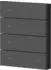 Theben iONprime PB 4R PBK 4-fach Wippe Kunststoff schwarz (9080076)