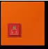 Jung Notrufsystem Ruftaster Serie LS, Thermoplast lackiert, orange vif (NRSLC0834RT260)