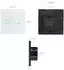 Maclean MCE717W Smart WiFi 2-Fach Touch-Lichtschalter Glas, Tuya, weiß (MCE717W)