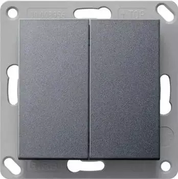 Gira KNX-RF-Tastsensor System 55, 2-fach, anthrazit (517828)
