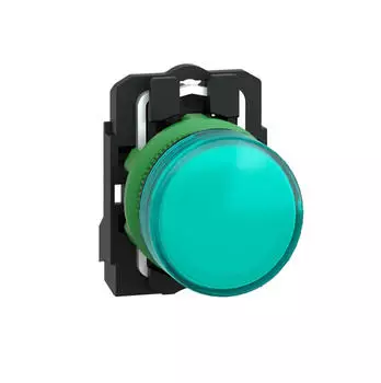 Schneider Electric Harmony XB5 Leuchtmelder LED 120VAC gr&uuml;n 22mm Kunststoff (XB5AVG3)
