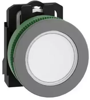 Schneider Electric Harmony XB5F Leuchtmelder Kunststoff wei&szlig; 30mm 24V AC/DC (XB5FVB1C0)
