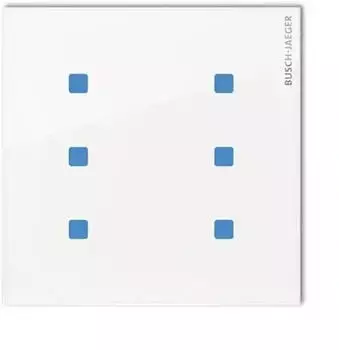Busch-Jaeger Busch-tacteo TB/U6.4.11-CG KNX Touch-Bedienelement 6-fach (2CKA006300A1562)